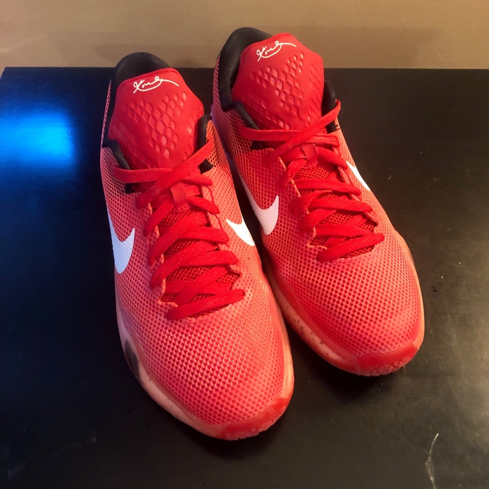 ~SOLD~ Kobe 10 GS “Bright Crimson”, 6.5Y (6.5M/8W) - Picture 1 of 8